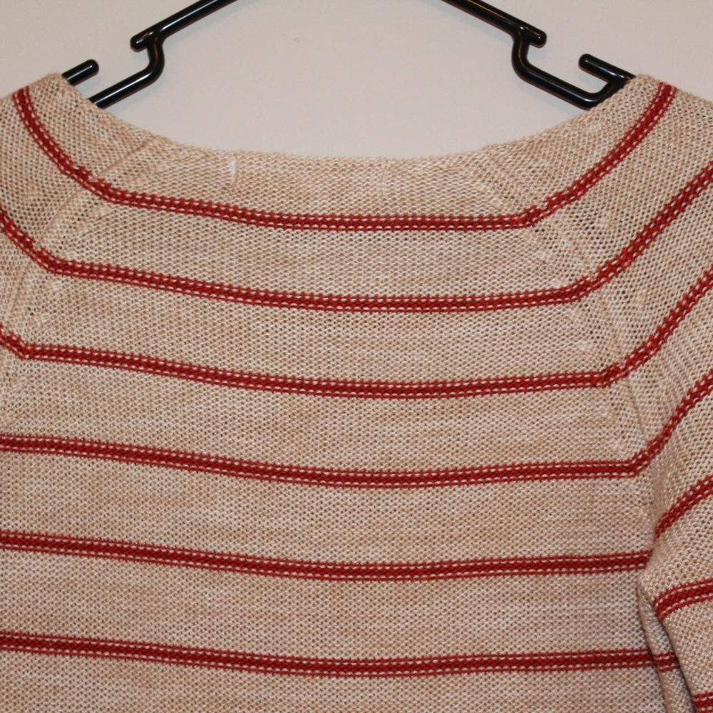 Red Striped Sweater - Picture 4 of 4